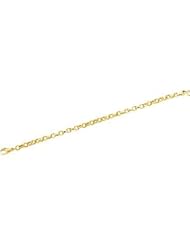 Clevereves 14K Yellow Gold 7 Inch Cable Chain
