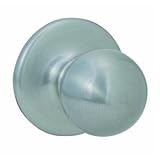 IMAGE OF Kwikset 200P 15 CP Polo Hall and Closet Knob, Satin Nickel