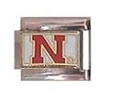 Nebraska Cornhuskers Italian Style Charm-N ORIG