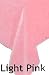 PINK PLASTIC TABLE COVERS - 54 x 88 - 24 Cnt.