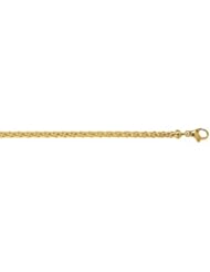 14KT Yellow Wheat 3.1mm Bracelets Length = 7.5