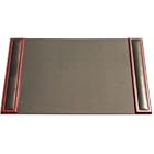 Small Rosewood Wood And Leather Desk Pads