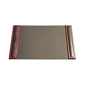 Large Blackwood Wood And Leather Desk Pads