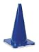 Industrial Grade 1YBW4 Safety Cone, Blue, 18 In, Poly, 1.5 Lbs