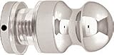 CRL Brushed Nickel Mini Bulb Style Single-Sided Door Knob by CR Laurence