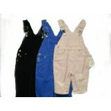 Toddler Sizes 2/3/4 Corduroy Bib Pocket Overall.(Prepack=24 PCS Assorted Sizes/Colors, Each $6.50)
