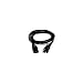 8ft European International Pwrcable Iec320 C13/euro Schuko Plug