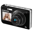 Samsung EC-PL170 Digital Camera with 16 MP and 5x Optical Zoom (Black)