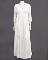 Lace Beaded Gown-Ivory
