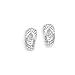 Sandals Post Stud Earrings Polished Sterling Silver