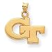 14k Collegiate Georgia Tech Charm