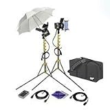 Lowel ViP GO Pro Visions Kit, Quartz Lighting Outfit with LB-30 Soft Case