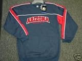 Univ of Arizona Wildcats Youth/Kids Navy and Red Embroidered Sweatshirt