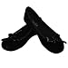 Daisy Jane Black Velvet Ballerina Women's Flat Shoes