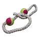 16" PET TOY OF 2 ROPES AND 2 TENNIS BALLS