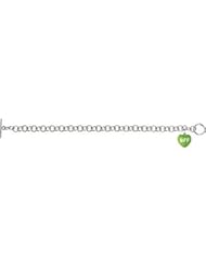 Sweethearts® Enamel Heart Charm Bracelet Sterling Silver " Bff " 85511