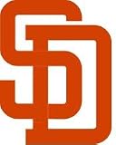 San Diego Padres Full Size Helmet 3M Decal Sticker Orange