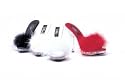 Ellie Shoes - Sasha, 5 Inch Maribou Feather Bedroom Slipper In 4 Colors