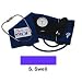 Professional Aneroid Sphygmomanometer with Attached Stethoscope by MDF Instruments Direct, S.Swell - 1 Ea