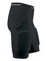 McDavid Hexpad Thudd Short with Dual Density Hexpad Thigh Pads (Grey, Medium)