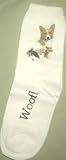 Corgi Welsh Puppies Dogs Woof Ladies Socks 9-11