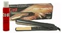 CHI Ceramic Flat Iron 1" Original & CHI Shine Infusion 5.3 oz