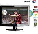 Q-media Q22A2D LCD/DVD Combo + Esse Mini TV stand - frosted