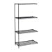 Safco 36"x24" Industrial Add-On Unit in Black