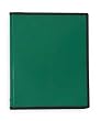 Dakota Designs 2LKH4 Zipper Binder, O-Ring, 1 In, Green