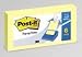 Post-it Pop-Up Notes Bonus Pack With Dispenser, 3in. x 3in., Canary Yellow, Pack of 12in.