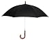 Leighton's "The Executive" Stick Umbrella, Black