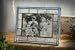 J Devlin Pic 159-57H Vintage & Pale Blue Stained Glass Picture Frame