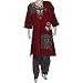 Apparel : Embroidered Salwar Kameez Cotton Summer Dress Multicolored