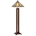 Oak Finish Mission Floor Lamp