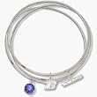 Baltimore Ravens Gold Plated Triple Bangle Bracelet