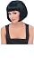 Black Super Model Wig