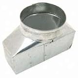 Galvanized Stack Boot, 10 x 3-1/4