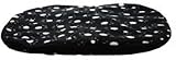 Fleece Hundedecke, schwarz Pfoten Gr.4