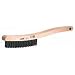 Osborn Curved Handle Scratch Brush, Stainless Steel Bristle, 6" Length, 31/32" Width Brush, 13-11/16" Overall Length (Pack of 12)