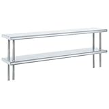 IMAGE OF Shelf, Table Mounted, Double Deck, Rear Turn Up 12