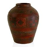 Aged Cuzco vase, 'Labyrinth'