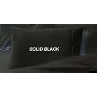 300TC Egyptian Cotton PillowCase Pair KING SOLID BLACK BY MARRIKAS