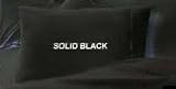 MARRIKAS 300TC Egyptian Cotton PillowCase Pair (2) STANDARD SOLID BLACK