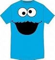 Sesame Street Cookie Monster Blue Mens T-shirt