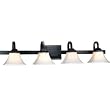 Minka Lavery Agilis Black 4 Lt Bath Bar Model 6814-66