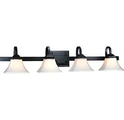 Minka Lavery Agilis Black 4 Light Bath Bar