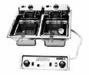 Wells F886 Drop-In Dual Pot Electric Fryer 15lb Click for Wells F886 Drop-In Dual Pot Electric Fryer 15lb