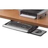 Fellowes 8031201 OFFICE SUITES DLX KEYBOARD DRAWER 3 HEIGHT ADJ SOFT WRIST REST