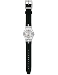Swatch Womens YLS430C Quartz Stainless Steel Silver Dial Watch