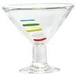 Hand Blown Glass Contemporary Art Style Dessert Dish 5" H Set / 2